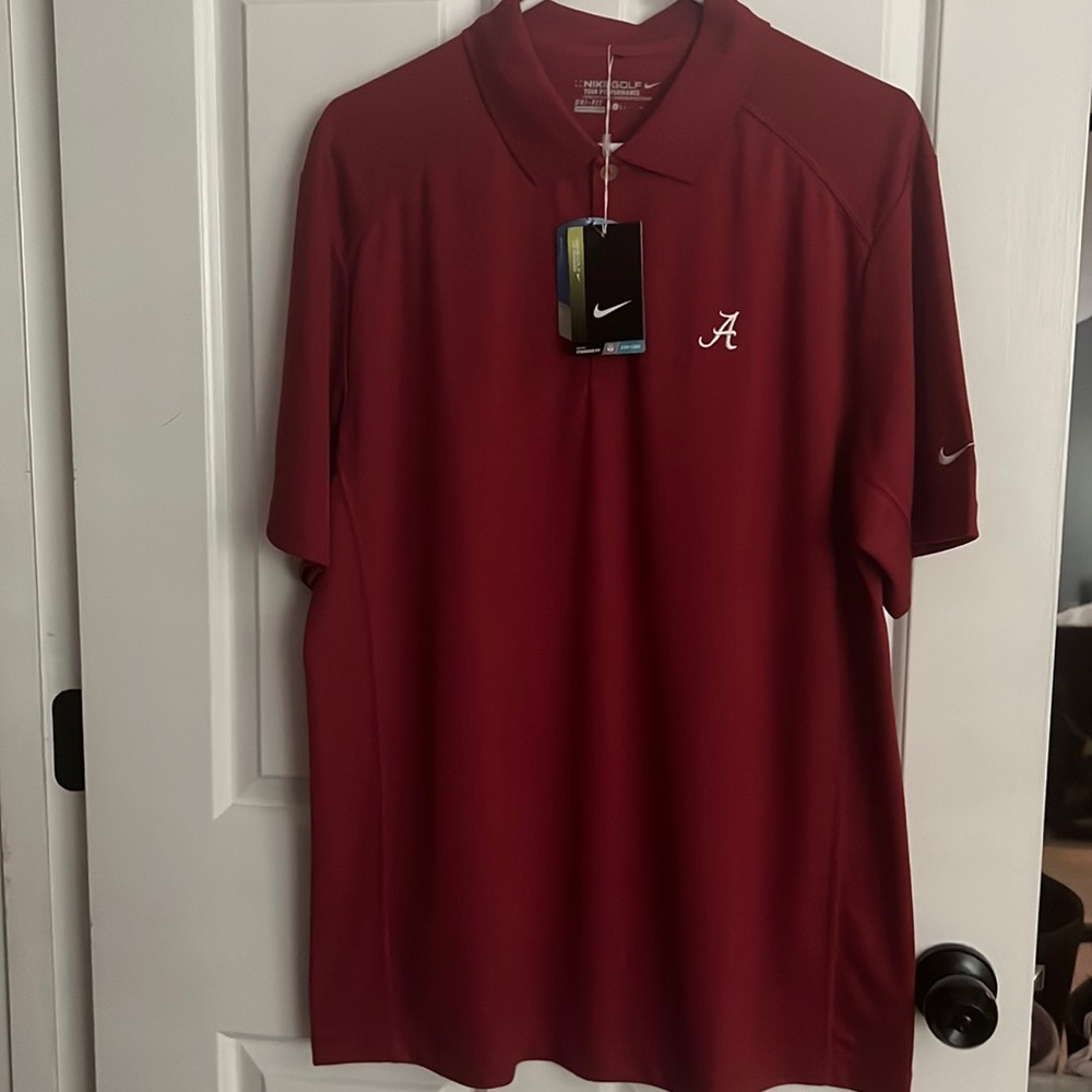 NWT Nike Alabama Crimson Tide golf polo